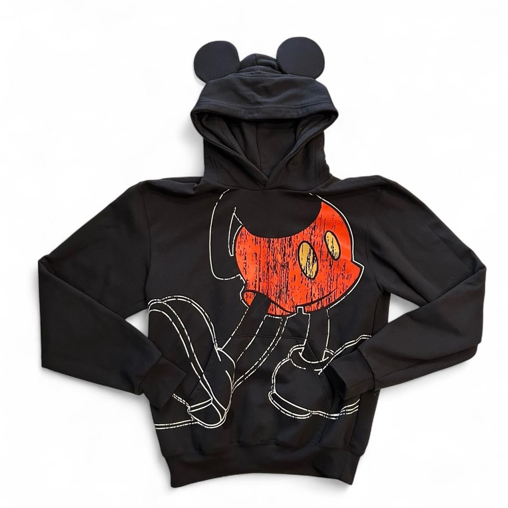 Disney Parks Mickey Mouse Ears Pullover Hoodie - Size Small